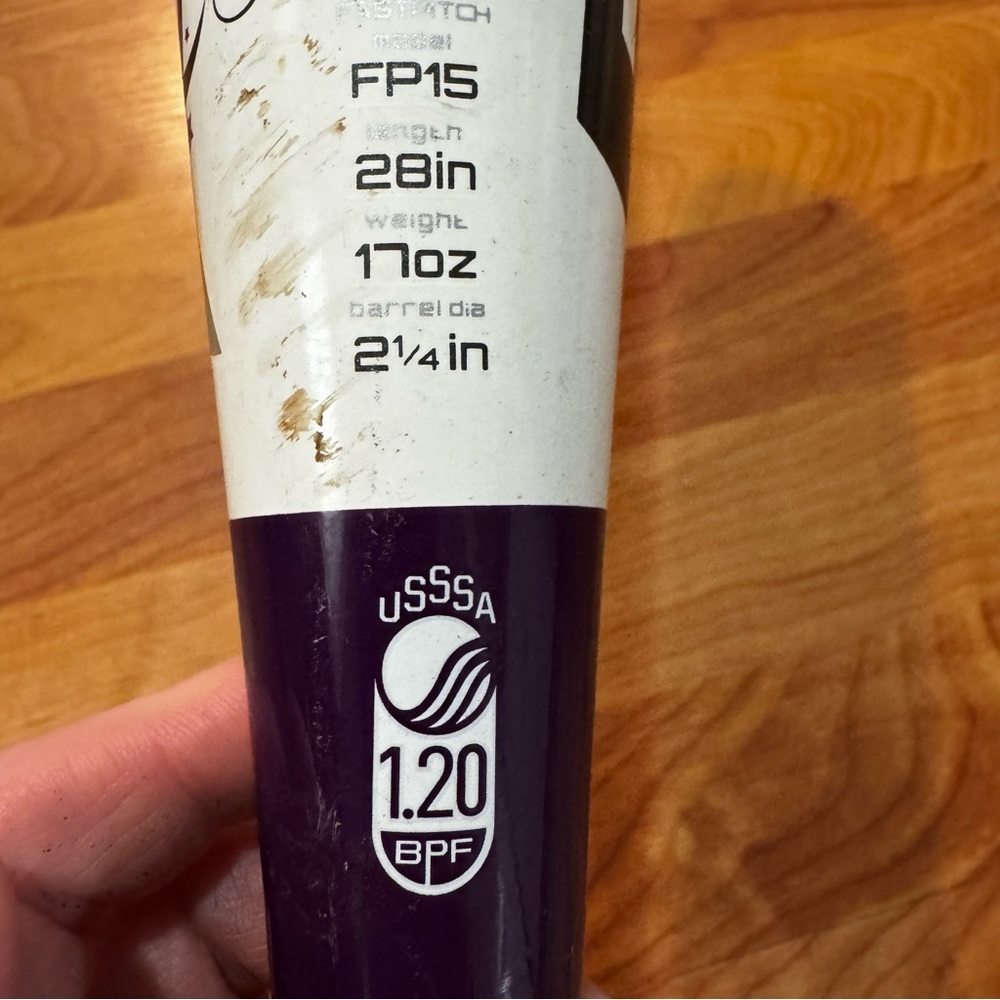 Vtg Easton Synergy Fastpitch Softball Bat Model FP15 28” 17 Oz 2 1/4” Barrel -11 - Picture 9 of 12